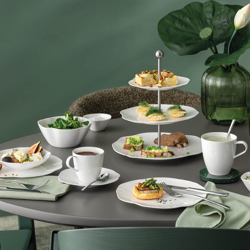 Villeroy & Boch Pura fat til espressokopp 12 cm hvit