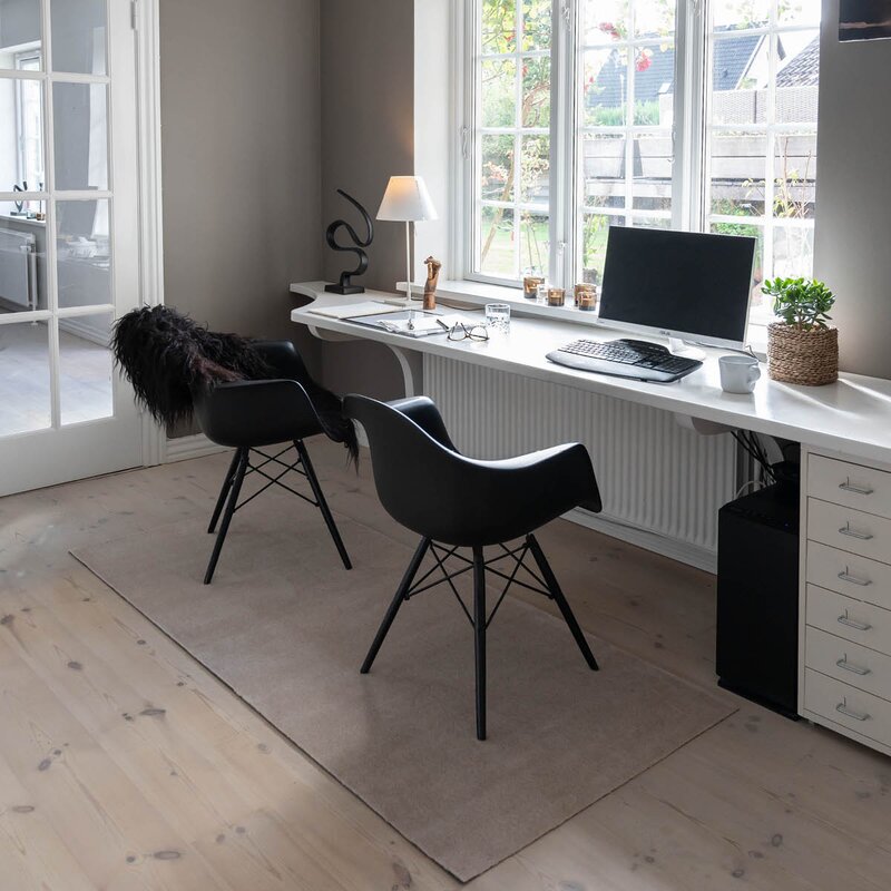 Tica Copenhagen Unicolor gulvmatte 200x90 cm ivory