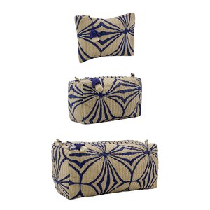 House Doctor Care toalettmappe 3 stk blå