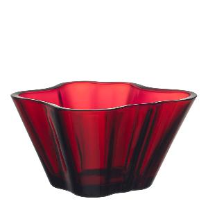 iittala Aalto skål 7,5 cm tranebær