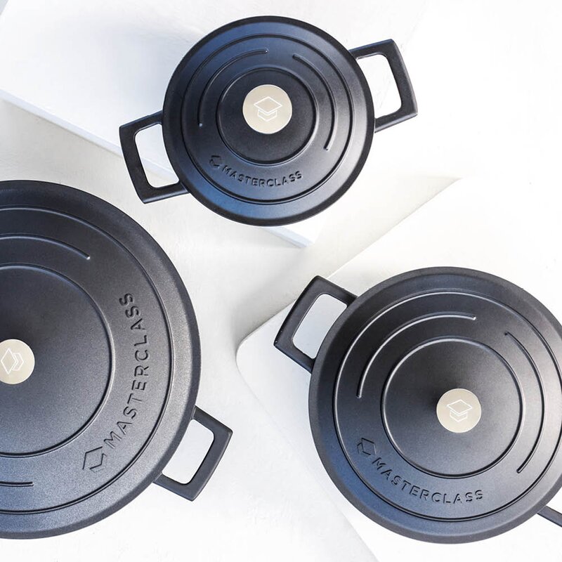 MasterClass Cast Aluminium gryte 1,4L svart