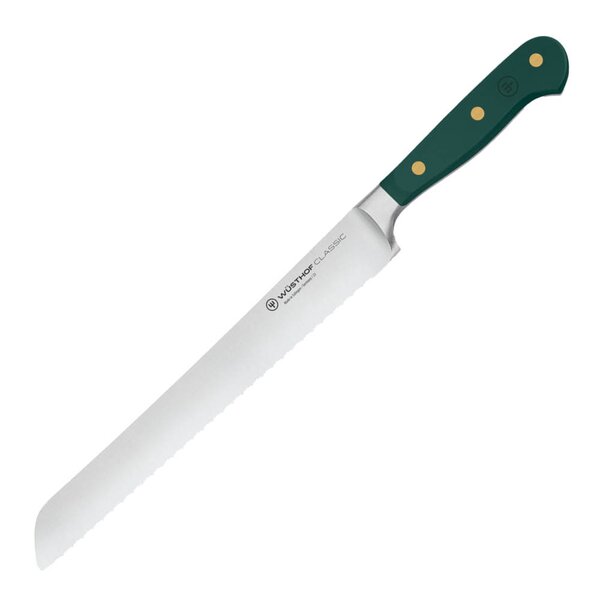 Wüsthof - Classic Colour brødkniv 23 cm dobbelttannet Fresh Rosemary