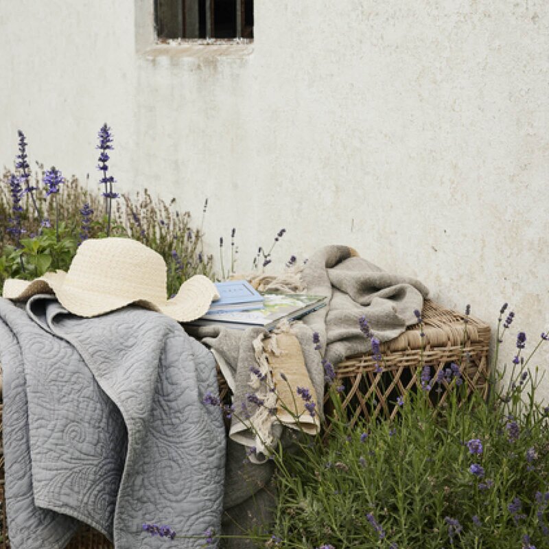 Lene Bjerre Ana pledd 170x130 cm grå