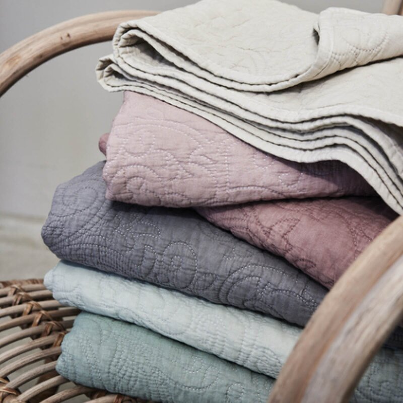 Lene Bjerre Isabelle pledd 170x130 cm grå