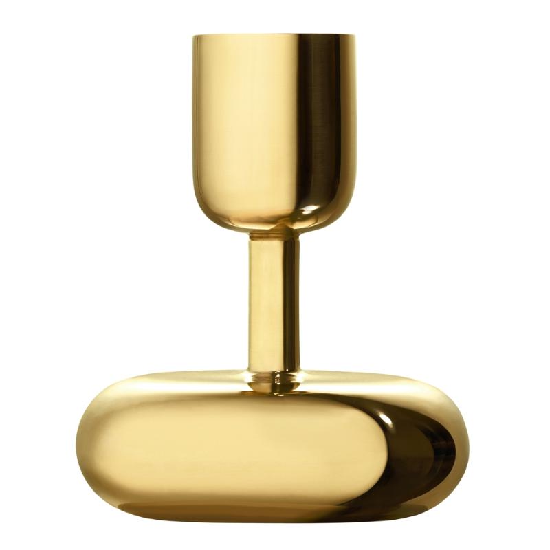 Iittala Nappula lysestake sett 2 stk messing