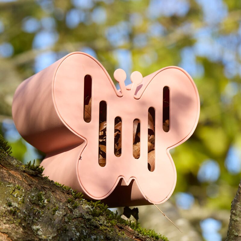 Point Virgule Sommerfuglhus 19 cm rosa