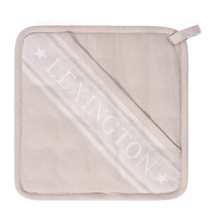 Lexington Icons gryteholder stjerne 25x25 cm beige/hvit