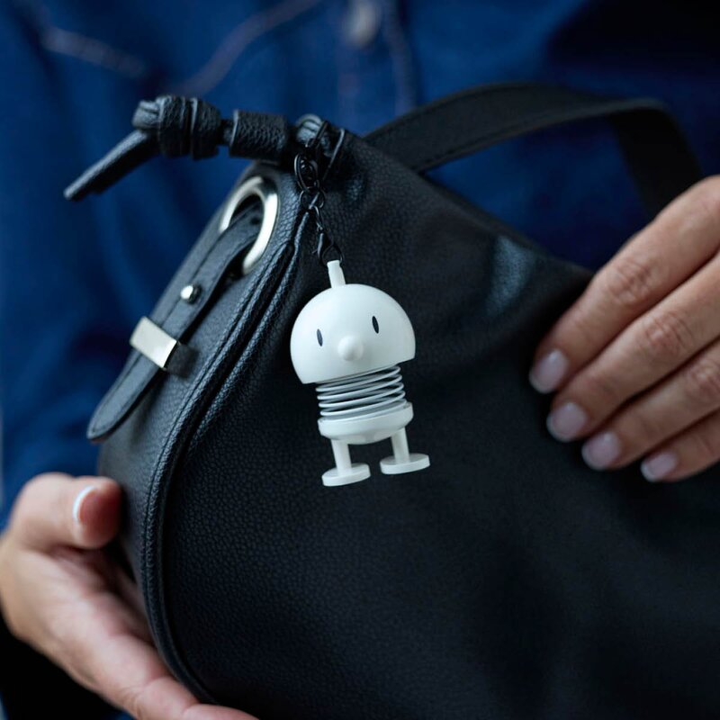 Hoptimist Bag charm 5,9 cm hvit