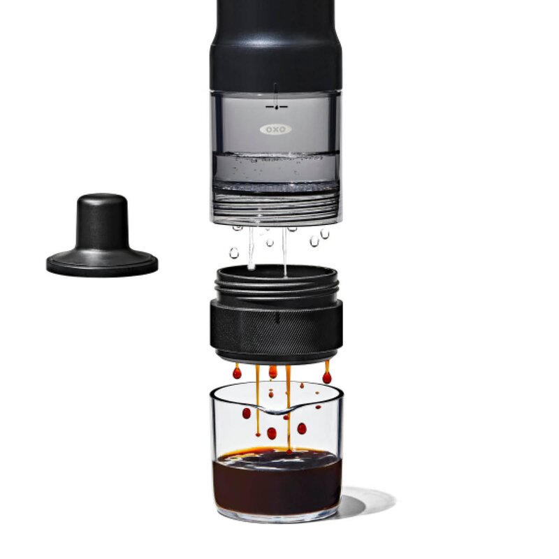 Oxo Brew Rapid Brewer bærbar espressokmaskin svart