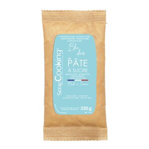 ScrapCooking Fondant 250 g lys blå