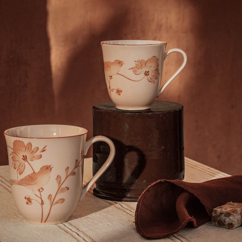 Rörstrand Fågel krus 50 cl Jubilee