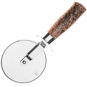 Brusletto Hunter premium chef pizzahjul 10 cm blank/natur