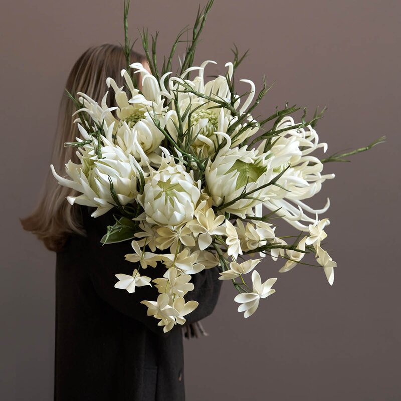 Lene Bjerre Happia blomsterdekorasjon 7 cm gul