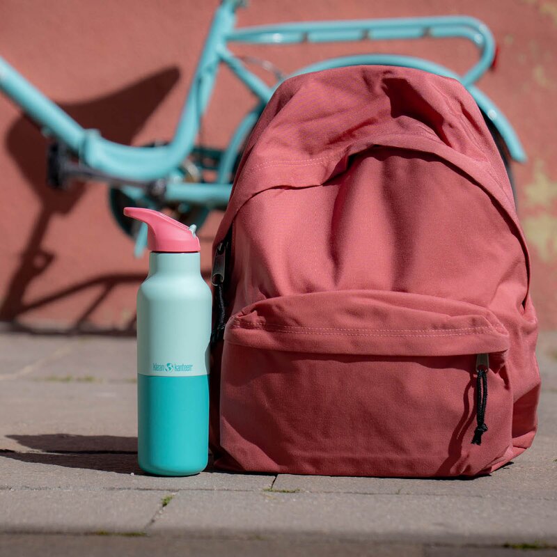Klean Kanteen Rise vakumflaske 0,47L med sportslokk Cabbage Kaleidoscope