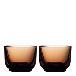 Fellow Pirch cortado glass 13 cl 2 stk Amber