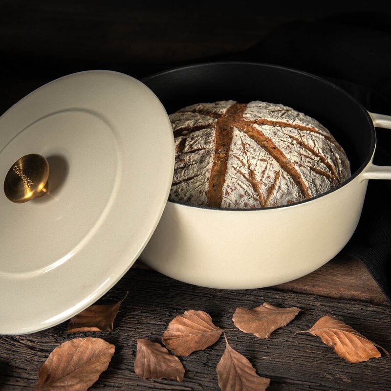 Combekk Støpejernsgryte 24 cm 3,8L sand