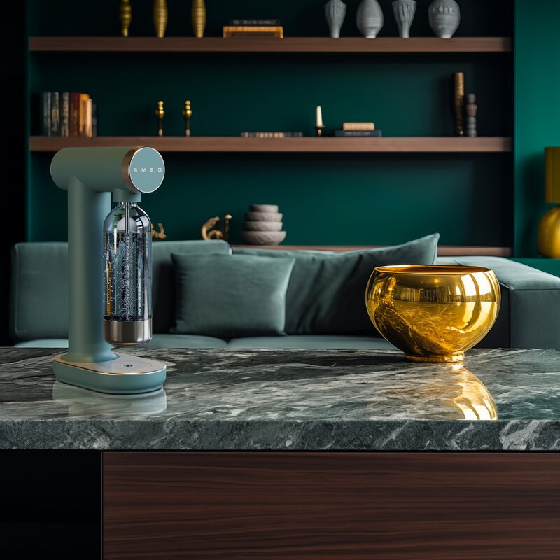 SMEG Collezione SKC01 kullsyremaskin 0,8L emerald green