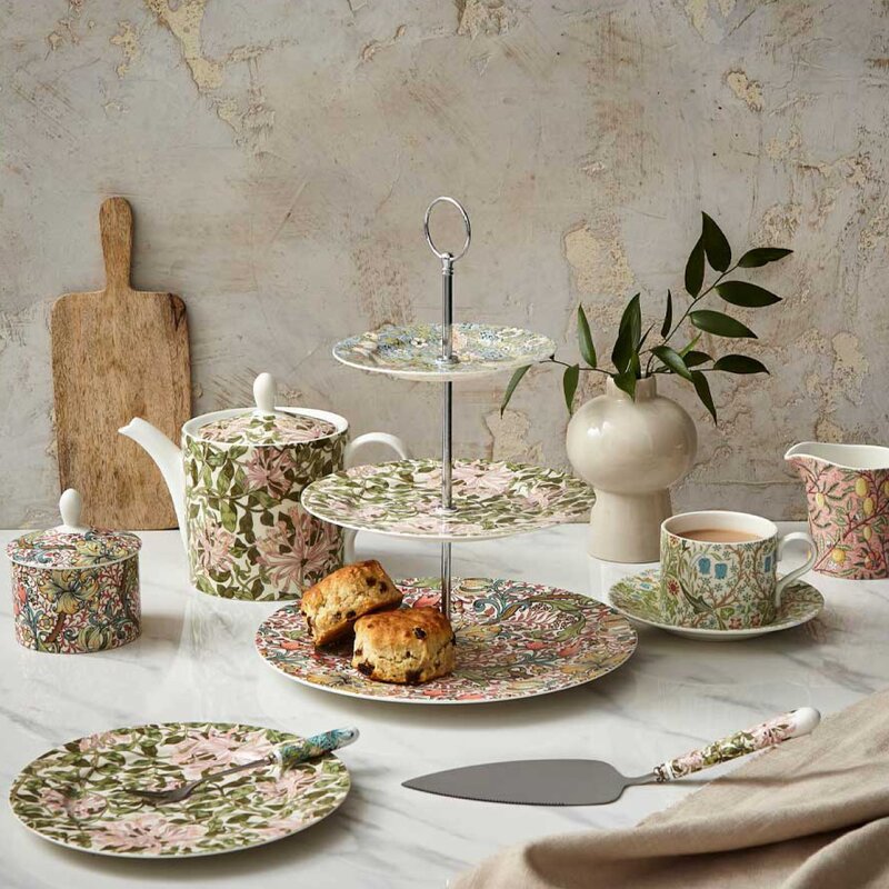 Morris & Co Strawberry Thief kakefat