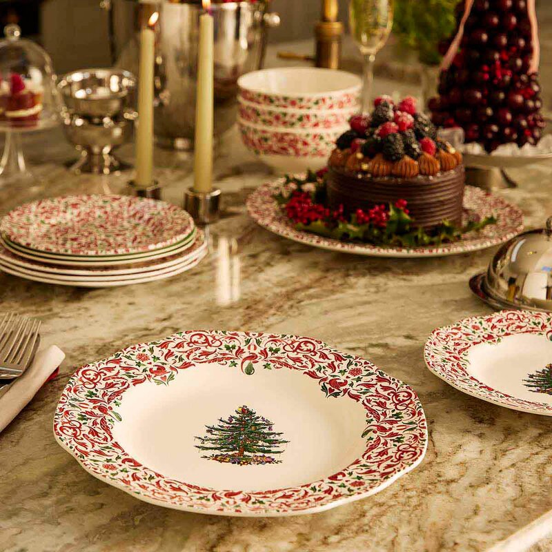 Spode Christmas Tree Yuletide kuvertallerken 20 cm