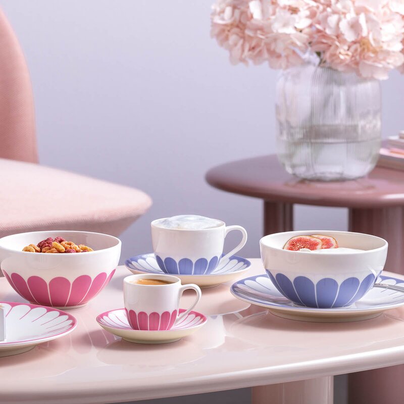 Villeroy & Boch Fleur bleu kaffekopp 16 cl blå
