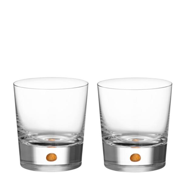 Orrefors – Intermezzo double old fashioned 40 cl 2 stk gull
