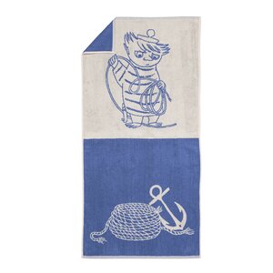 MoominArabia Mummi badehåndkle 70x140 cm Tootikki blå