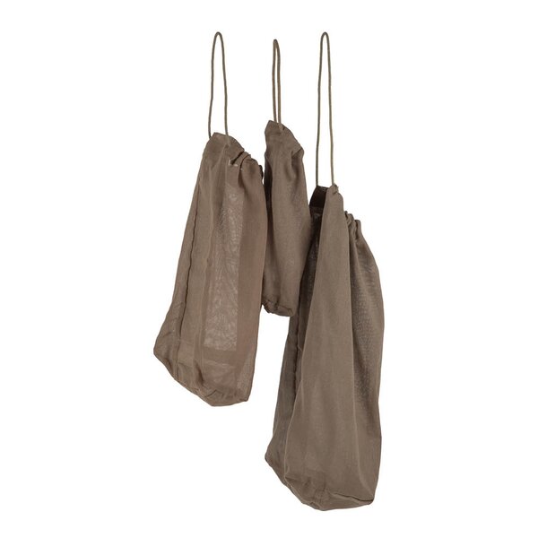 The Organic Company Stoffpose gjenbrukbar 3 stk clay