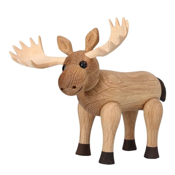 Spring Copenhagen Harald Moose trefigur 15,5 cm eik