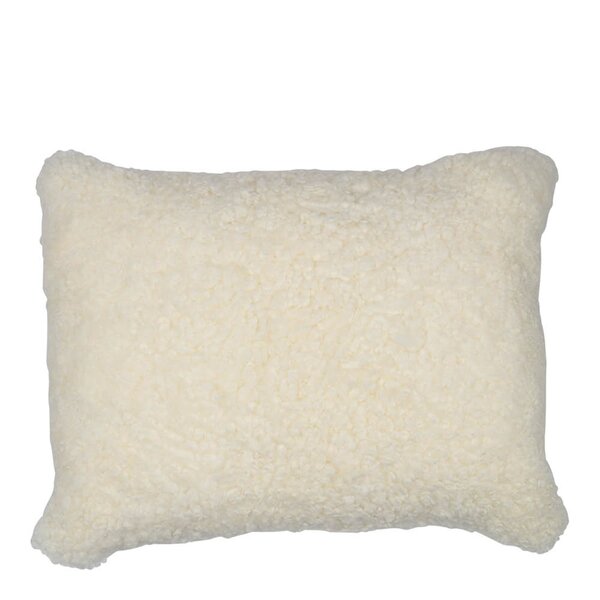 Natures collection A/S Pute new zealand saueskinn kort ull 35x45 cm white