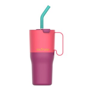 Klean Kanteen Rise Tumbler 77 cl med sugerørslokk Pink Lemonade Kaleidoscope