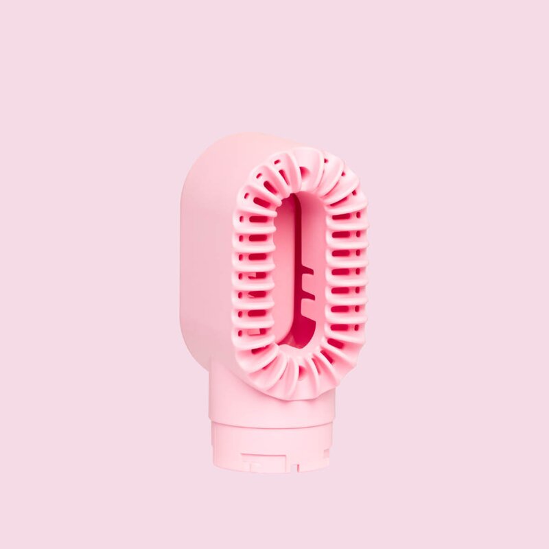 Mermade Fønebørste utskiftbar 4 deler rosa