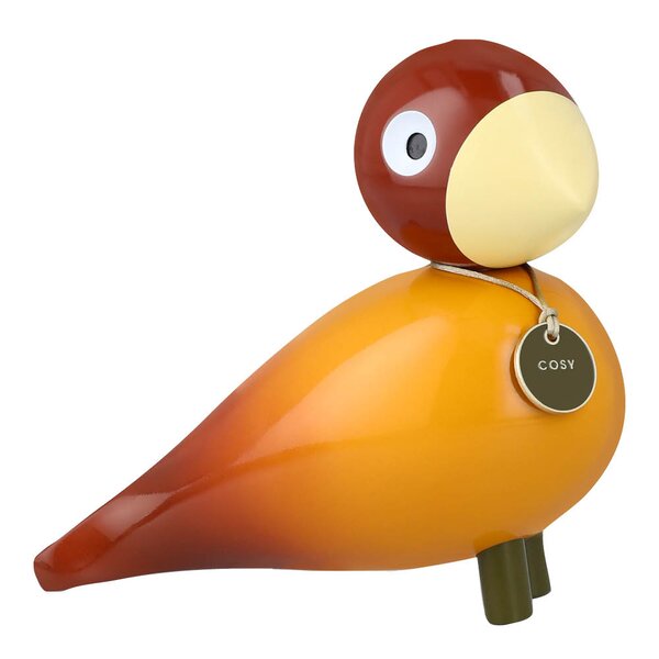 Kay Bojesen Denmark Story Bird sangfugl Cosy 15,5 cm oransje