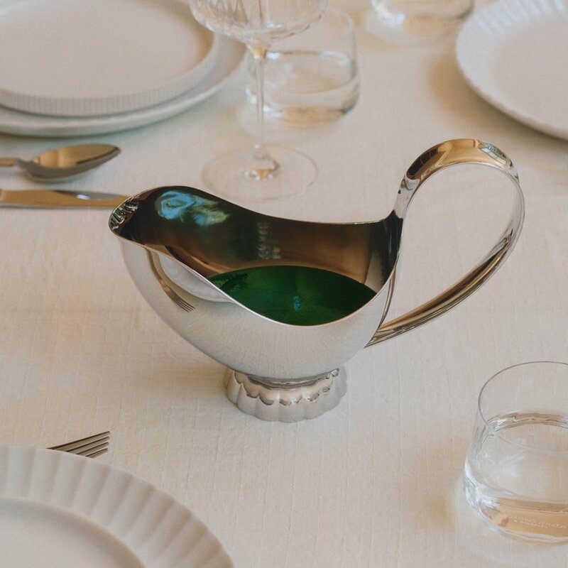 Georg Jensen Bernadotte sausekanne 14 cl stål