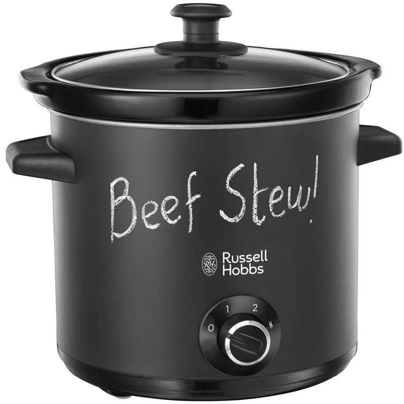 RUSSELL HOBBS SlowCooker gryte med tavle 3,5L 200W svart