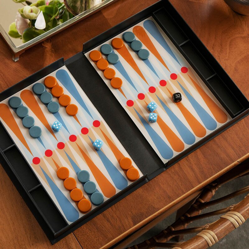 Printworks Klassisk backgammon Art of Backgammon antrasitt