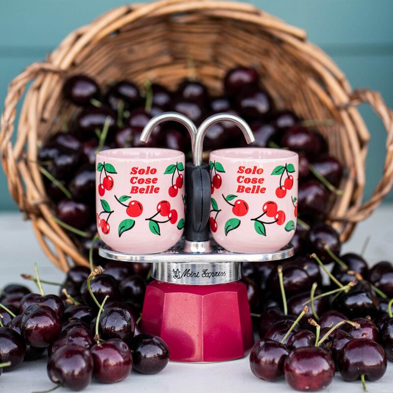 Bialetti Mercato Della Frutta kopp 7 cl 4 stk multi