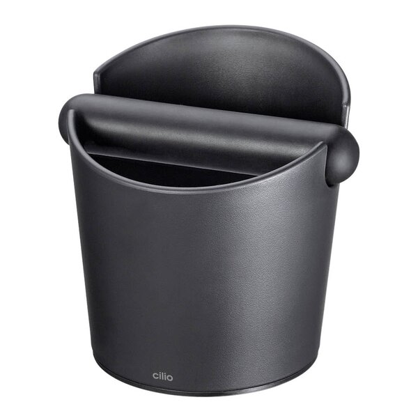 Cilio Barista knock box 12 cm svart
