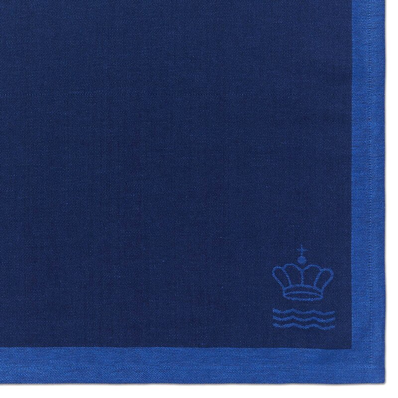 Royal Copenhagen Waves serviett 44x44 cm 2 stk blå