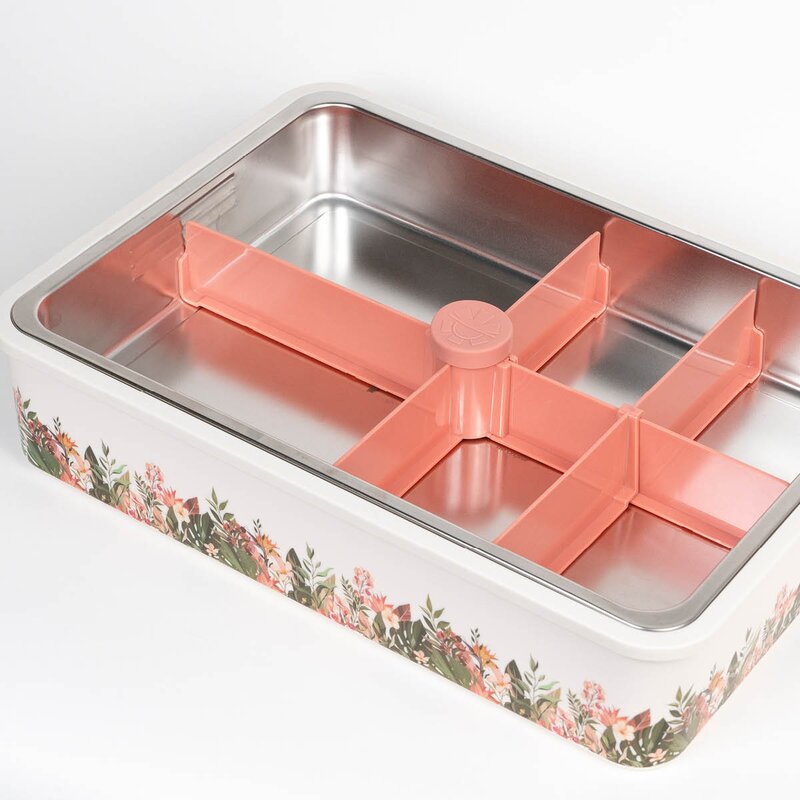 Platterbox Tilbehørssett til matboks 2-8 rom Floral