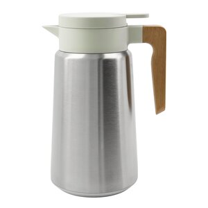 House Doctor Cole termokanne 1,8L sølvfinish/offwhite