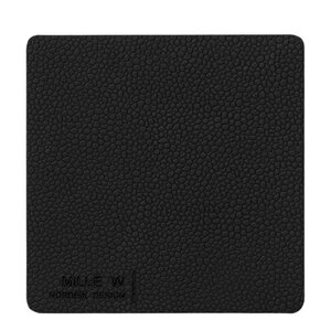 MiLLE W NORDISK DESIGN Rektanguler glassbrikke 10x10 cm svart