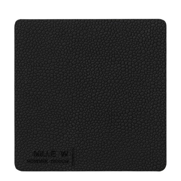 MiLLE W NORDISK DESIGN Rektanguler glassbrikke 10x10 cm svart