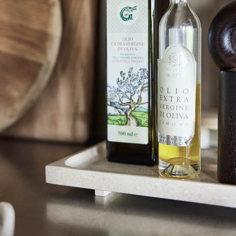 OYOY Savi marmorbrett 30x14 cm beige