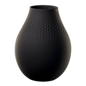 Villeroy & Boch Manufacture Collier Noir vase 20 cm svart