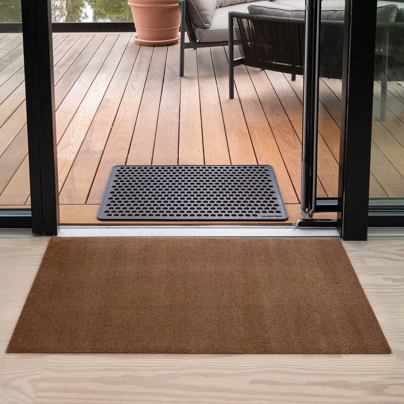 Tica Copenhagen Unicolor gulvmatte 130x90 cm cognac