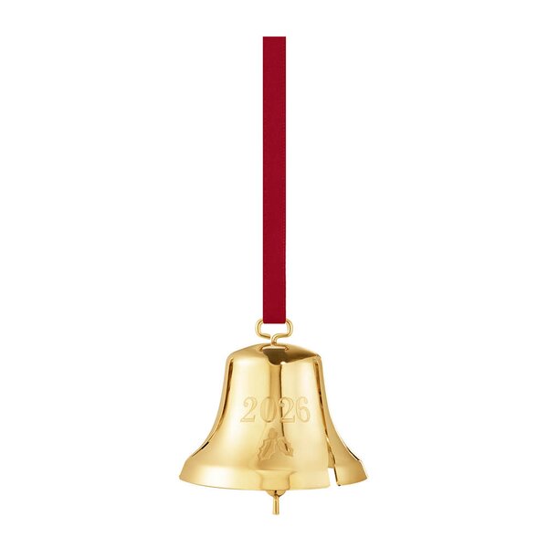 Georg Jensen 2026 juleklokke 5,2 cm gull