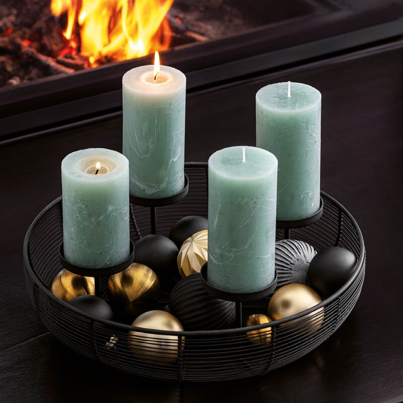 Villeroy & Boch Christmas Chic adventstake 41x40 cm svart