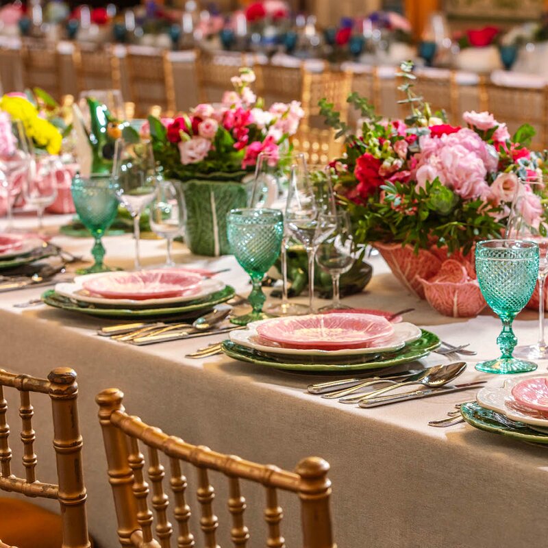 Bordallo Pinheiro Cabbage skål 12 cm 20 cl rosa