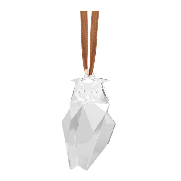 Orrefors Annual Holiday Ornament ugle 9x5 cm