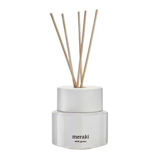 Meraki – Duftpinner white garden 100 ml hvit